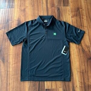 TD Ameritrade Nike Golf Employee Black Dri‎ Fit Polo Shirt Mens Small NWT